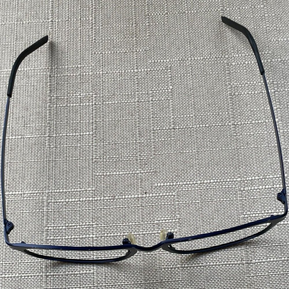 Zenni Eyeglasses Sunglasses Frame Navy Blue Tone Metal Glasses Frame - Picture 12 of 12